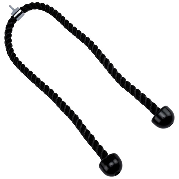 FOLUXING Long Tricep Rope for Home Gym Pulley System,54 Inch Tricep Rope Cable Attachment, Tricep Pull Down Rope for Public Gym