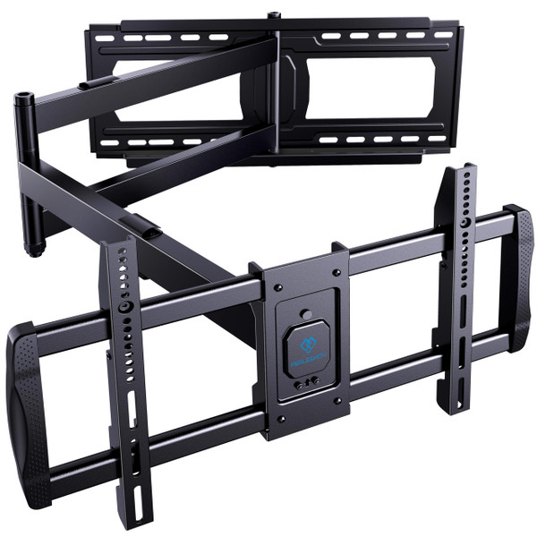 PERLESMITH Long Arm TV Wall Mount for 42-90 inch TVs, Full Motion TV Mount with 42.72 inch Extension Articulating Arm Swivel and Tilt, Max VESA 800x400mm, Holds up to 150 lbs, 16”,18”, 24” Studs