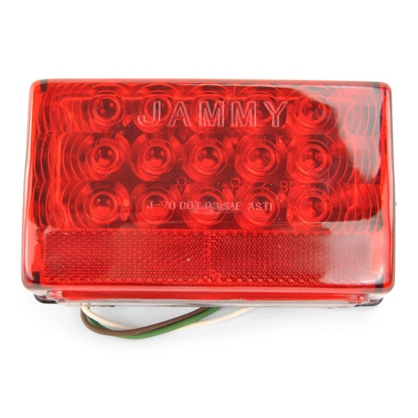 Sturdy Built Submersible LED J-71 Low Profile Trailer Tail Light Right Hand