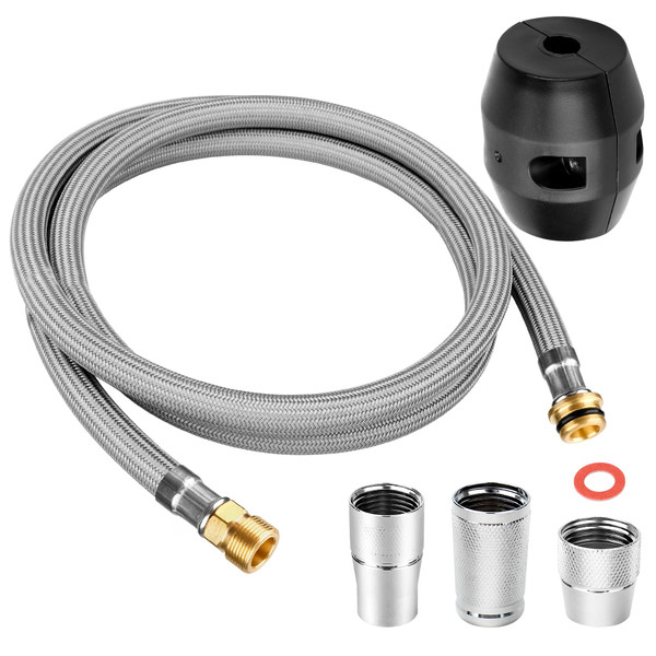 Kitchen Faucet Pull Out Hose 48293000 Compatible with Grohe Faucet, Kitchen Faucet Part Sink Flexible Shower Hose Replacement with Weight for Grohe Sprayer 46174000 46092000 46592000 Pull Down Hoses