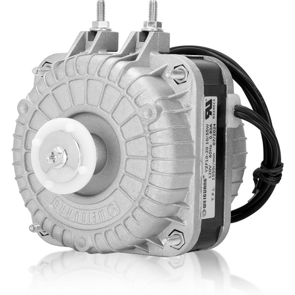 2024 New YZF10-20 Fan Motor AC 120V 10/55W 0.8A 60Hz 1550rpm Shaded Pole Condenser Motor for Small Ventilation Equipment, Refrigeration Equipment, Radiator Evaporator Freezer