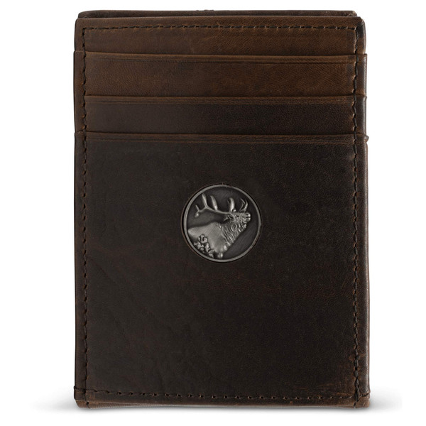 WEBER'S PREMIER LEATHER - Dynasty Series - Men's Front Pocket Wallet - RFID Blocking Full Grain Leather
