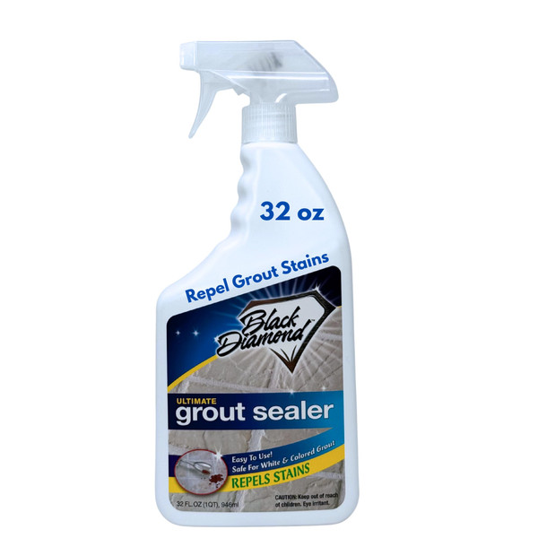 Black Diamond Stoneworks ultimate grout sealer: stain sealant protector for tile, marble, floors, showers and countertops.