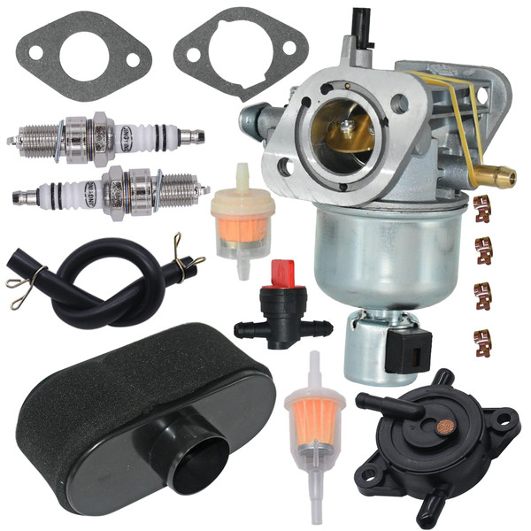 FR600V FS600V Carburetor Fit For Kawasaki FH541V FS580V FR600V FS600V Engine Replace For 15004-0827 15004-7053 15004-7060 15003-7100 15004-0822 15004-7072 15004-0815 With Fuel Pump And Air Filter