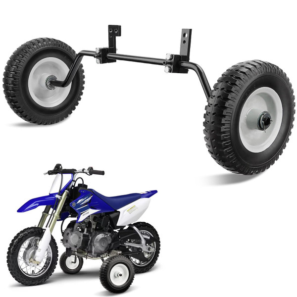 Dirt Bike Training Wheels, Universal Compatible with Razor MX125 MX350 MX400 MX500, PW50,Honda XR50 CRF50 Z50 Z50R, TTR50,50cc 49cc Kids' Dirt Bike Training Wheels, Easy to Install Black