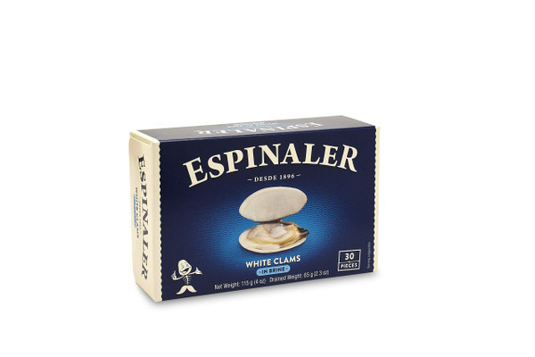 Espinaler White Clams 25/30 Pieces Classic Line, 120g