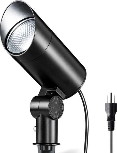 SUNVIE 30W LED Spot Lights Outdoor 5000K Daylight Flag Pole Light 120V Plug in Spotlight Outdoor with US 3-Plug Waterproof Flag Lights Outdoor Ultra Bright Landscape Spotlights for Palm Tree Statue