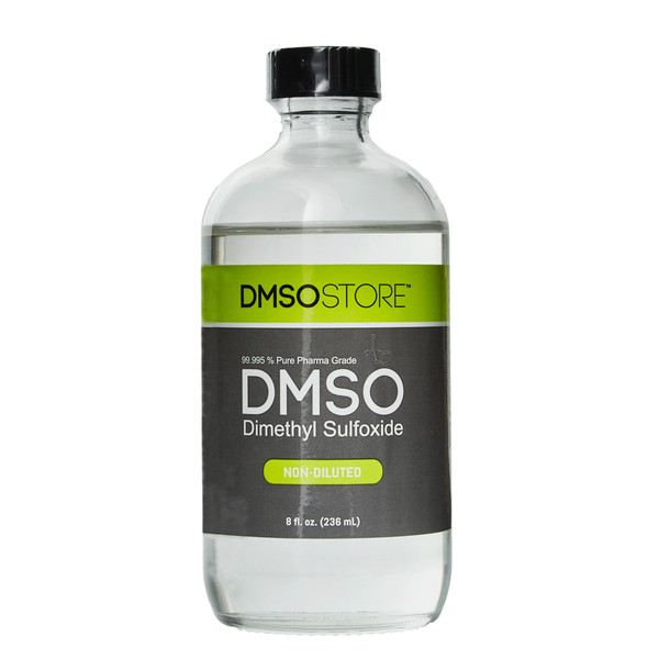 DMSO 8 oz. Glass Bottle Non-diluted 99.995% Pure Low Odor Pharma Grade Liquid Dimethyl Sulfoxide Super High Quality Made by DMSO Store