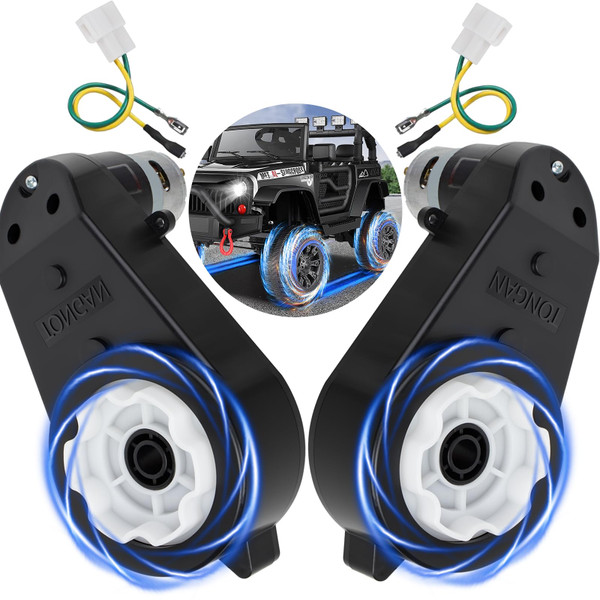 24v Motor-50000RPM for Power Wheels,RS555 High-Speed Steel Gears Motor Gearbox for Kids Ride on Car -18V-24V Motor Conversion Kit,Upgrade Replacement Parts (24v-50000RPM)