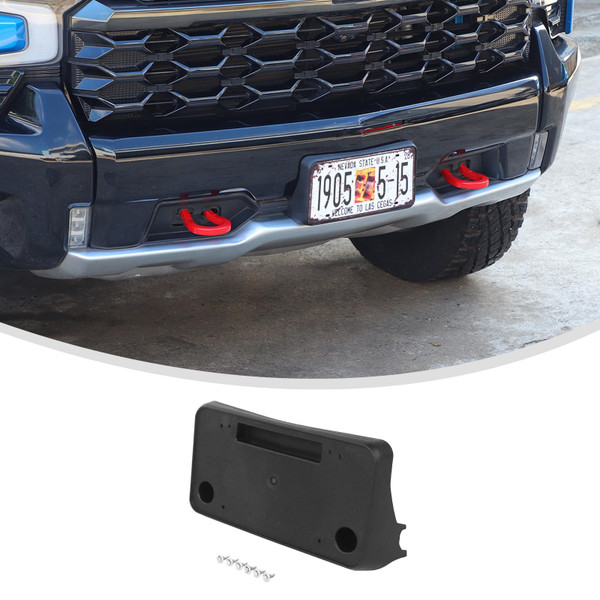 Linskip for 2022+ Chevy Silverado ZR2 Front Plate License Frame Bracket Holder Hanging Kits Compatible with 2022 2023 2024 2025 2026 Chevy Silverado ZR2 Accessories