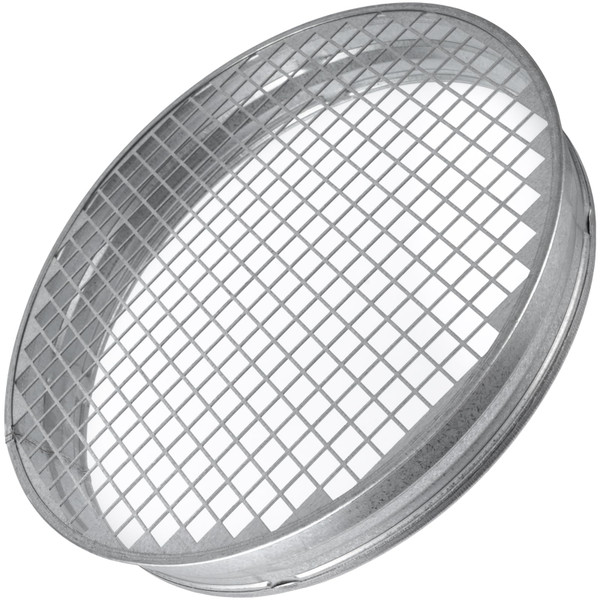 ECOPRO VENT 10" Inch Galvanized Ducting Take-Off End Cap with Protective Metal Mesh Screen - Male Connection. Round Pipe and Ventilation Plug. Easy Push-Fit Installation for Enhanced HVAC Efficiency