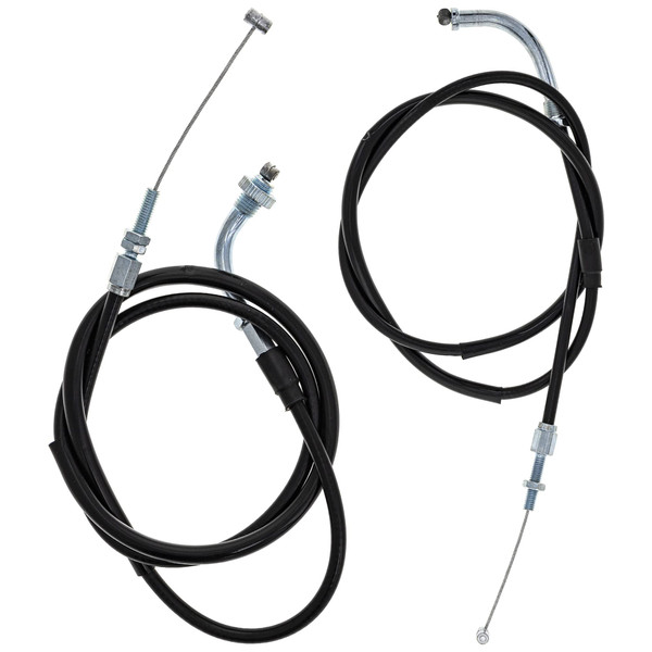 NICHE Push Pull Throttle Cable Set for Honda Shadow Aero 750 17920-MEG-000 17910-MEG-000