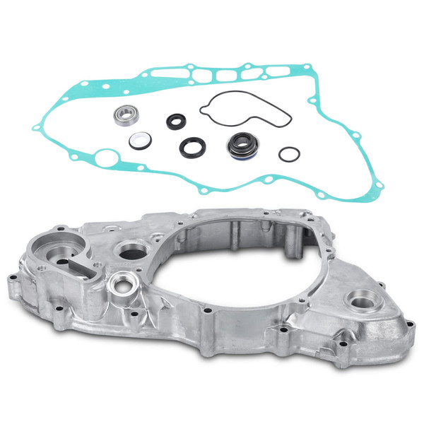 A-Premium Right Passenger Side Engine Clutch Crankcase Cover Compatible with Honda Sportrax 450 2004-2005, Replace 11330-HP1-670
