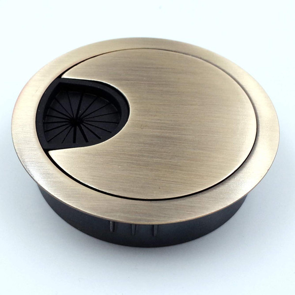 Jetland Desk Grommet for Wire Organizer - Bronze, Fits 2" Hole, GBZ53, 5-Pack