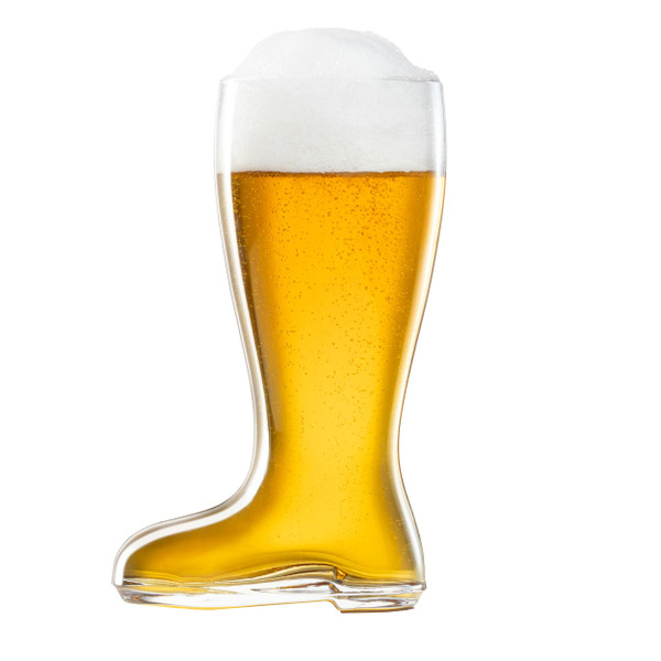 BAVARIA TRACHTEN Das Boot 1L Beer Glass, Authentic German Beer Boot Mug – Spaten Cowboy Style – Giant 1 Liter Drinking Glass for Oktoberfest, Bars & Parties