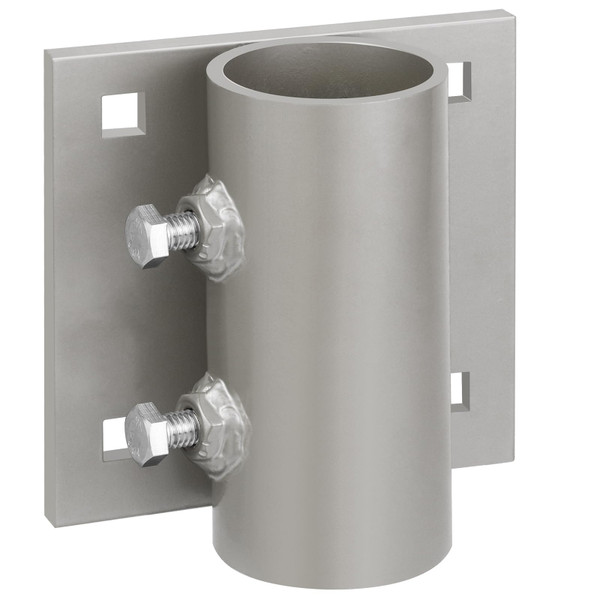 Dock Brackets Hardware Stationary Dock Side Leg Pipe Holder,Heavy Duty Dock Post Hardware Brackets Holder Sleeve for Pipe Pole,7/16" Holes for 3/8" Carriage Bolts