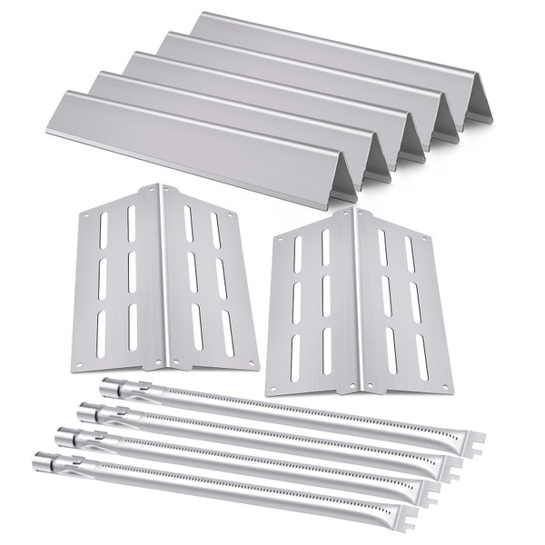 Cozilar Grill Burners Grill Flavorizer Bars for Weber Genesis Grill Parts E-310, E-320, E-330, Genesis S-310, S-320, S-330, 300 Series, 7620 7621 7622 BBQ Gas Grill Replacement Heat Deflectors 17”