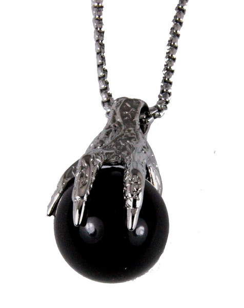 The Quiet Witness 4031852 AEAONMS Masonic Black Stone Necklace Freemason Mecca Prince Hall Mason Shriner Claw