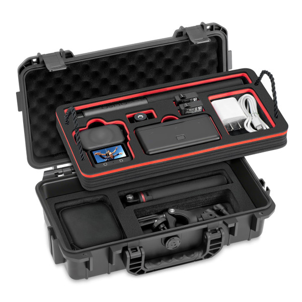 STARTRC PHOTO Osmo 360 Hard Case, Dual Layer Waterproof Case for DJI Osmo 360 Accessories, Portable Travel Carrying case for DJI Osmo 360 Adventure Combo