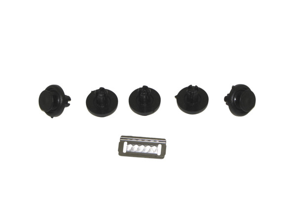 For TOYOTA TACOMA 2016-2023 REAR BUMPER END HARDWARE KIT (clip*5pcs / fastener*1pc)