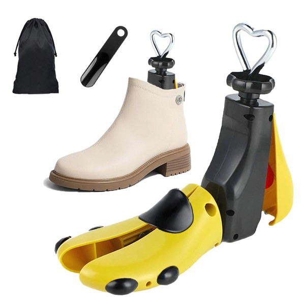 Tigcent Shoe Stretcher Men Women, Boot Stretcher Women Men Shoe Tree Adjustable Shoe Stretcher Wide Feet, Pack of 1 (Pack of 1, Women Size 6-11,Men's 5-9.5)