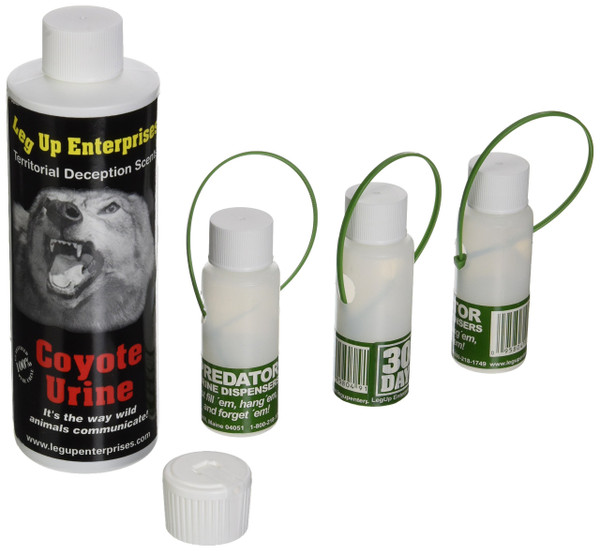 Leg Up Coyote Urine with 3 30 Day Dispensers, 8-Ounce - 91206