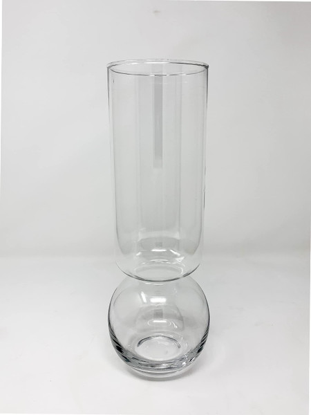 Chalily Flower Vase - Glass Bulb Vase, Tall | Great for Amaryllis Paperwhites and Hyacinth | Stunning Custom Glass | NO Messy Soil | Hydroponic Glassware | Self Watering Container | 1 - Count