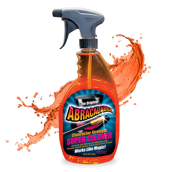 Abracadabra® - Contractor Strength Super Cleaner - Remove Tar, Adhesive, Asphalt, Sap, Grease, Stains and More From Most Surfaces Faster than Ever