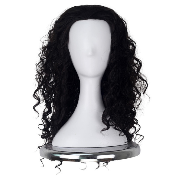 Koonfan Maui Wig Men Long Brown Curly Hair Pirate Cosplay Costume Wig