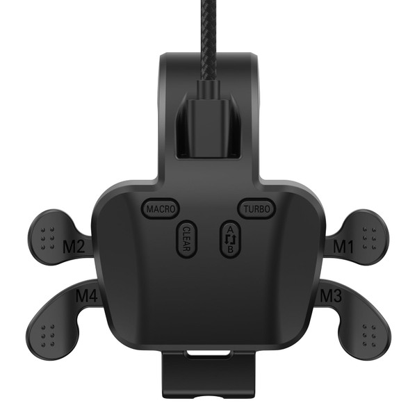 IWGAME Back Paddles with Microphone for PS-5 Controller, Plug and Play with 4 Back Programable Buttons, Support Turbo/Remap/Key Swap Features, Compatible with PS-5 Console/PC/MAC