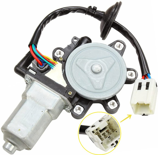 Power Window Regulator Lift Motor Front Left Driver Side Compatible with Nissan 350Z 2003-2009 / Infiniti G35 2003-2007, Replace 80731CD00A 80731CD001 742-511