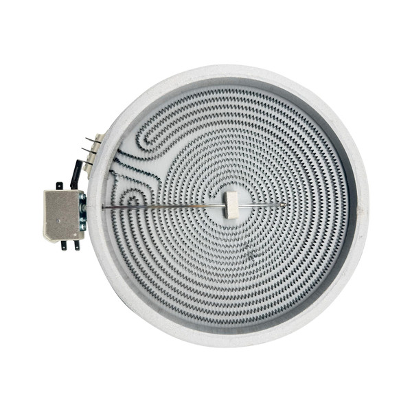 GEIparts 2512343818, 2512343816 Dual Radiant Element 9'' Replacement Parts Radiant Surface Element Compatible with Electric Range 130/3100W 240V 191D5129P005 164D3871P001