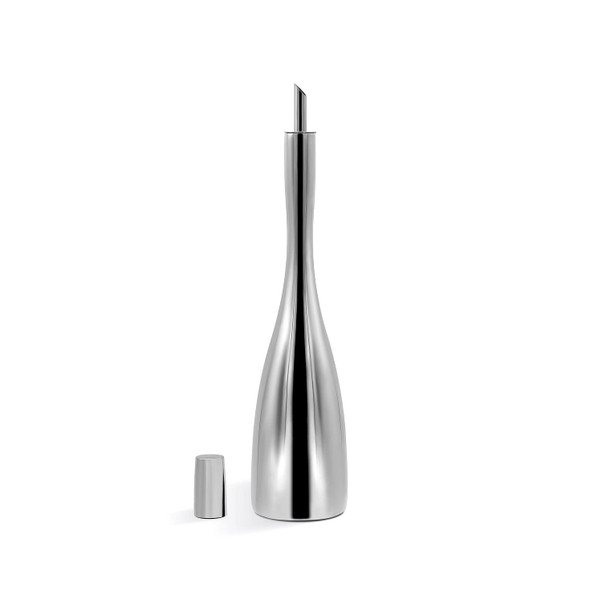 Barazzoni Spa Olly Oil Bottle, 18/10 Stainless Steel, 450 ml Capacity, Pouring Spout, Glossy Exterior, 450 ml