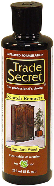 Trade Secret Scratch Concealer for Real Wood Furniture & Floors – Restores Dark Wood Scratch, Covers Nicks, Scuffs & Dogs, Cats Scratches, Marks, Minor Defects