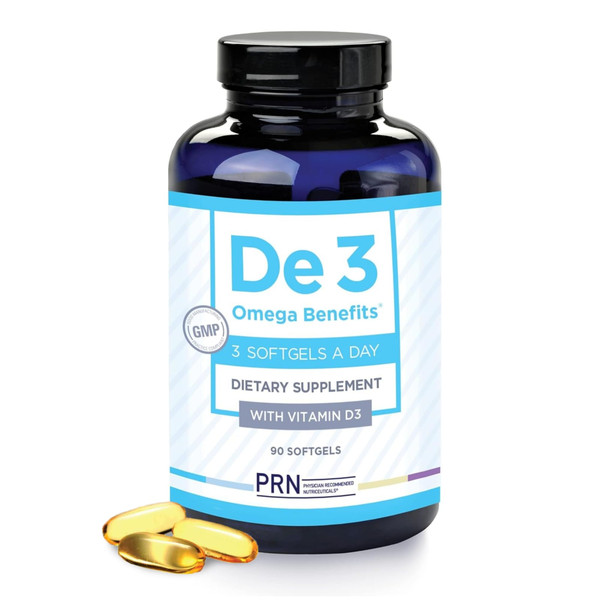 De3 Dry Eye Ultra Pure rTG Omega 3 – Support for Dry Eyes - 2400 mg EPA & DHA – New & Improved-Burpless-3 per Day Serving, 1-Month Supply