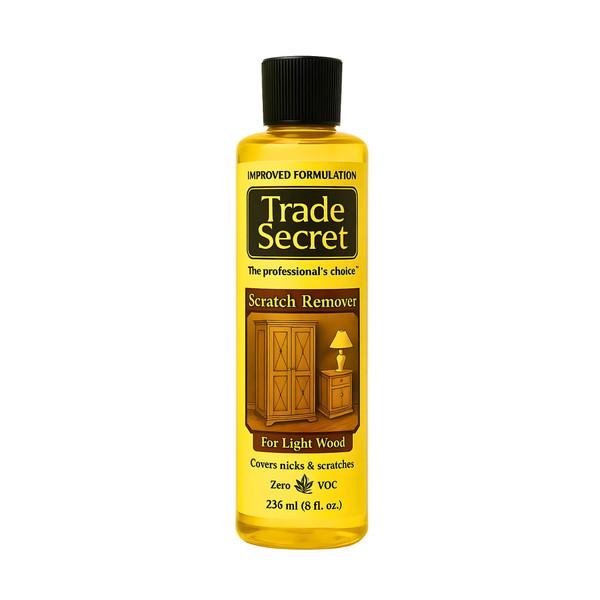 Trade Secret Light Wood Scratch Concealer, Scratch Remover for Real Wood Furniture & Floors – Covers Nicks, Scuffs & Dogs, Cats Scratches, Marks, Minor Defects Trade Secret Light Wood Scratch Concealer, Scratch Remover for Real Wood Furniture & Floors – Covers Nicks, Scuffs & Dogs, Cats Scratches, Marks, Minor Defects