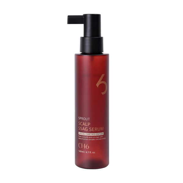 CH6 Scalp Ssag Serum Red Edition Hair Regrowth and Thinning Recover Condition Strengthen Root Antioxydant Sprout Extracts 140ml CH6 Scalp Ssag Serum Red Edition Hair Regrowth and Thinning Recover Condition Strengthen Root Antioxydant Sprout Extracts 140ml