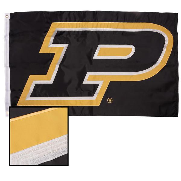 Desert Cactus Purdue University Flag – 3x5 Ft Embroidered Nylon Banner for Indoor/Outdoor Use, Boilermakers Design, for Events and Home Décor (Embroidered B)