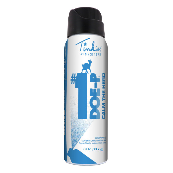 TINK'S #1 Doe-P Hot Shot Doe Mist | 3 Oz Spray Bottle | 100% Pure Non-Estrous Doe Urine, All Season Buck and Doe Attractant | Hunting Accessories | Easy Application, All Angle Spray