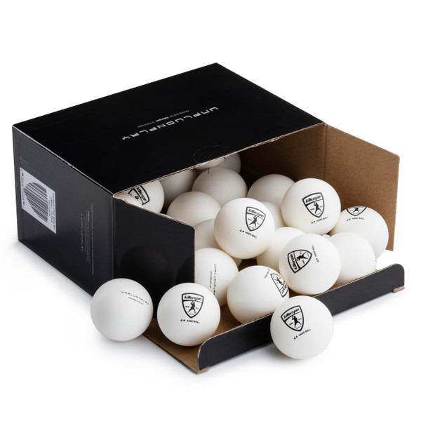 Killerspin 4-Star 40+ Ping Pong Balls, New Standard ABS Plastic 40mm Table Tennis Balls, Competition Balls for Tournament Play, ITTF Quality, Championship Quality Ping Pong Ball (25 White Ball-Pack)