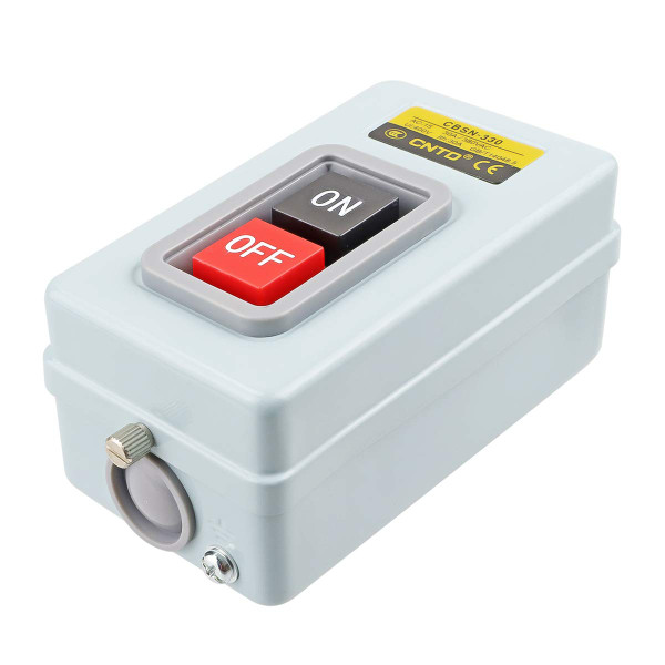 Electrical Buddy 3 Phase Self-Locking Pushbutton Switch CBSN-330 ON/Off 380VAC 30A