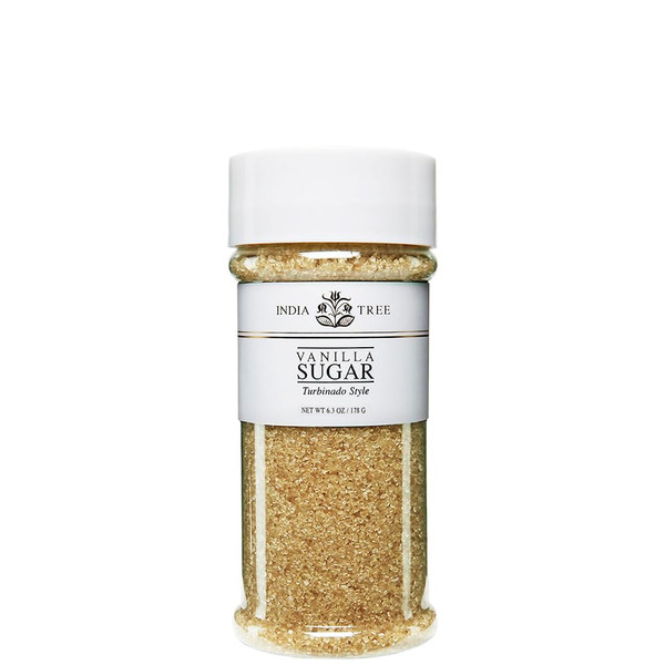 India Tree Sugar Vanilla, Organic, 6.3 Ounce