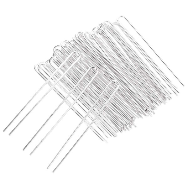 Artibetter 50pcs Professiona bobby pins U shape hair pins for women girls and hairdressing salon (White)