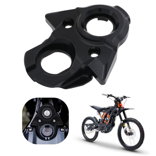 Funparts Surron Ignition Key Switch Cover, Ignition Switch Ring CNC for Surron Sur Ron Light Bee X/S/LBX Segway X260 X160 Electric Dirt Bike Black