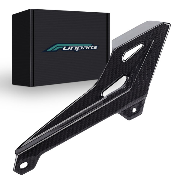 Funparts DRZ400 Chain Guard,Carbon Fiber for DRZ400SM 2005-2024 DRZ400S 2000-2024 V-Strom DL1000 2002-2012 GSXR600 1997-2003