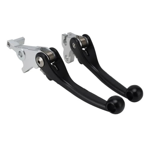 PAJFQC Funparts Motorcycle Forged Aluminum Titanium Alloy Brake Clutch Lever Compatible With CRF250L CRF250M CRF250RL CRF250RALLY CRF300L(Black)
