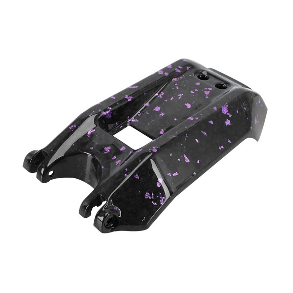 YURUNDIANZI Funparts Carbon Fiber Motorcycle Battery Compartment Cover Guard Compatible with Surron Sur-Ron Sur Ron Lightbee Light Bee X S L1E(Purple Carbon Fiber)