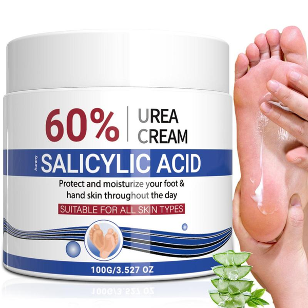60% Urea Cream, Moisturizing Foot Care Cream for Soothing Dry Skin, Hydrating Fo
