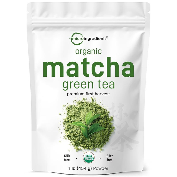 Micro Ingredients Organic Matcha Green Tea Powder 1 Pound