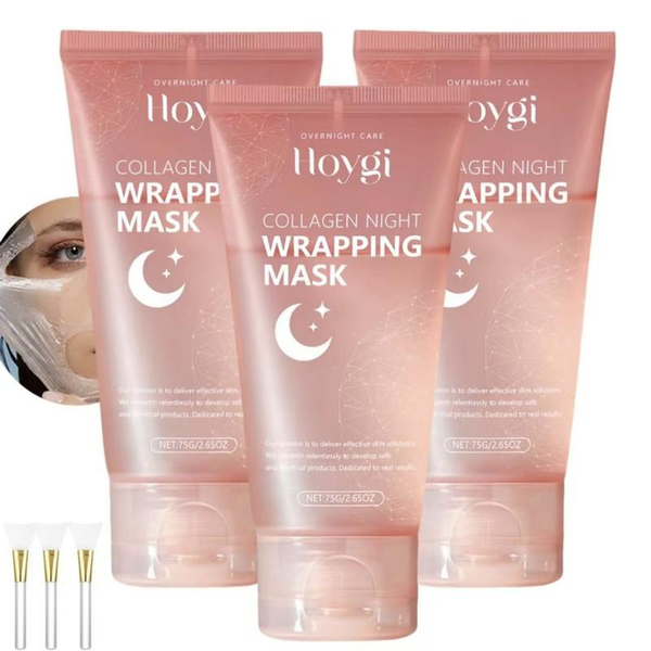 Collagen Moisturizing Peel off Mask, Hydrating & Tightening Skin Care Mask, Elas